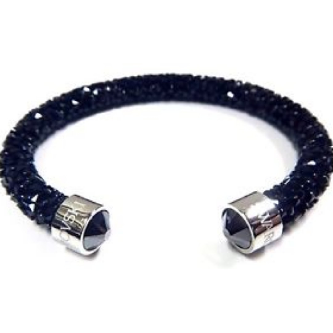 Swarovski crystaldust shop cuff black