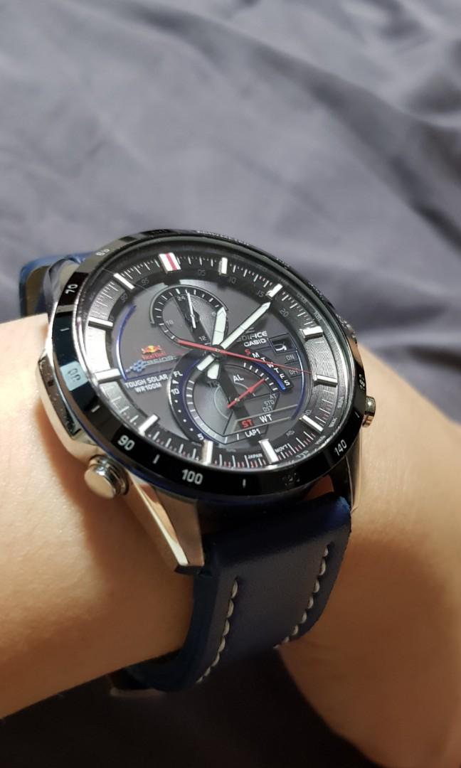 Casio edifice wr100m red bull top