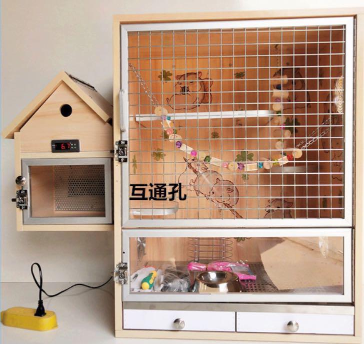 Chinchilla Cage Air Conditioning (Full Set), Pet Supplies, Homes
