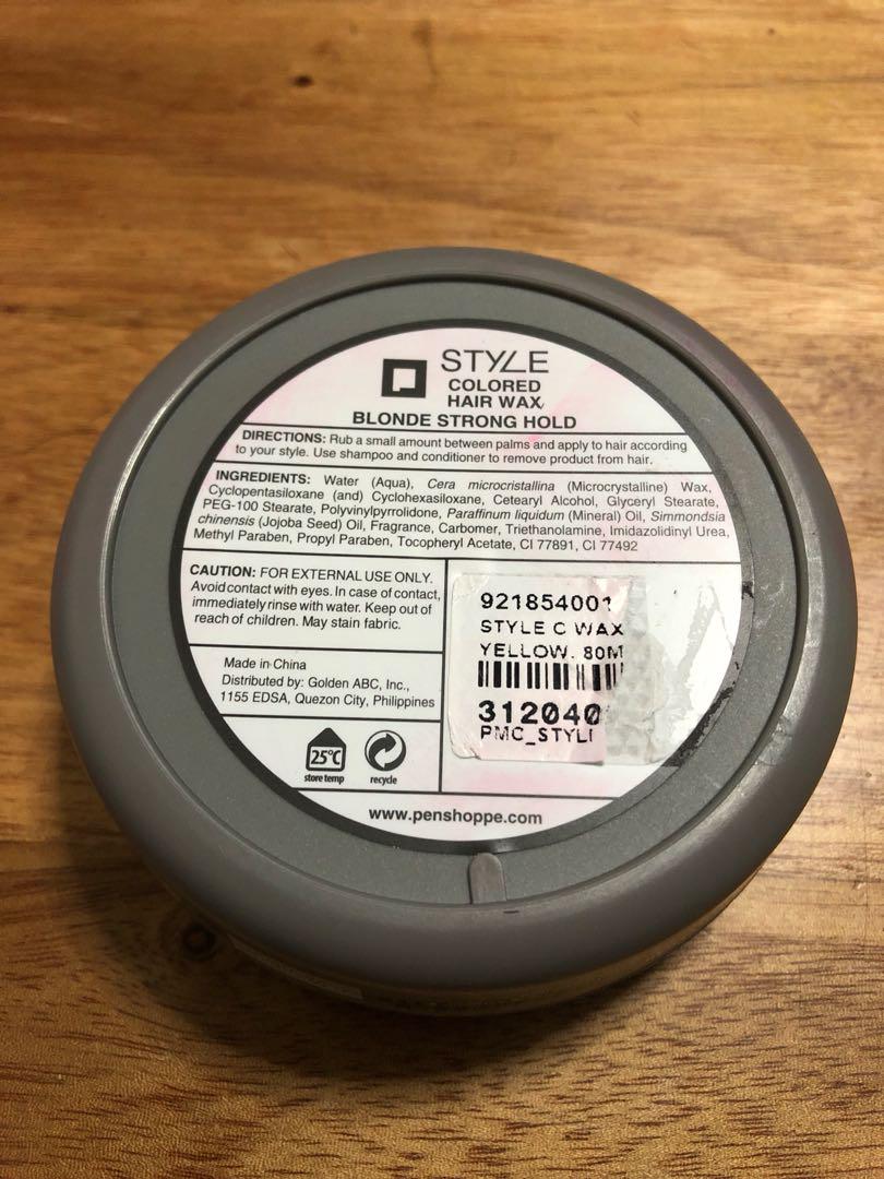 Colored Hair Wax - Blonde, Beauty & Personal Care, Hair on Carousell Colored Hair Wax - Blonde, Beauty & Personal Care, Hair on Carousell