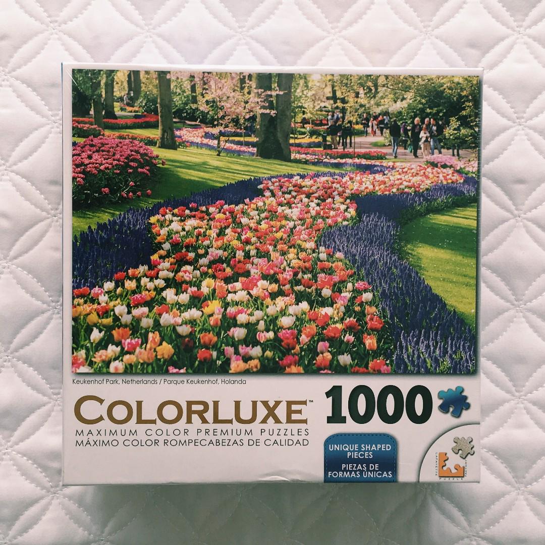 1000 Piece Puzzle Keukenhof Park Netherlands Tulips 69 X 51cm Colorluxe Jigsaw for sale online 