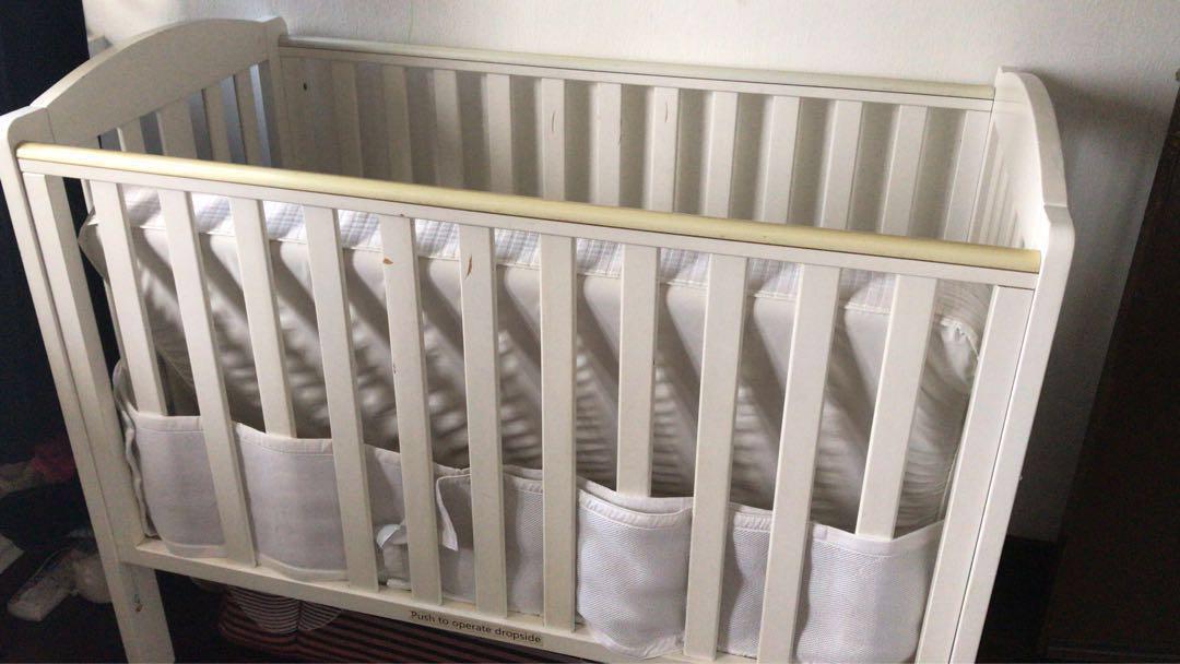 mothercare dropside cot bed