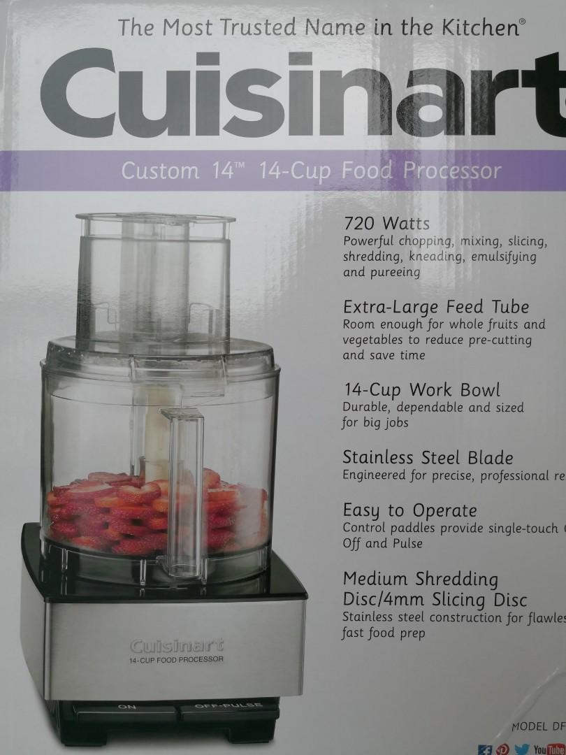 cuisinart food processor 14 cup work bowl