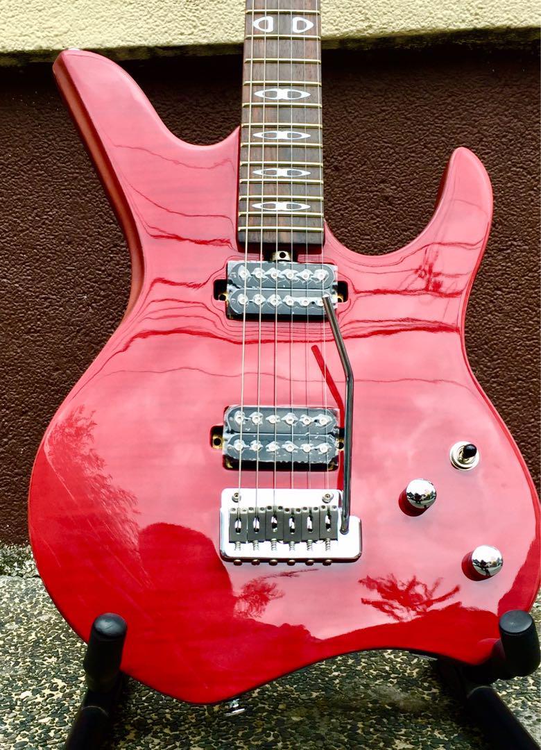 D&D electric guitar DnD DC2 custom guitar Barbie Almalbis signature