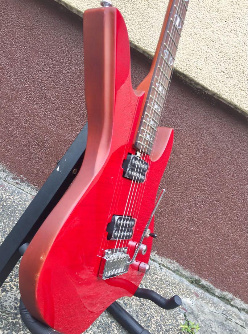 D&D electric guitar DnD DC2 custom guitar Barbie Almalbis signature