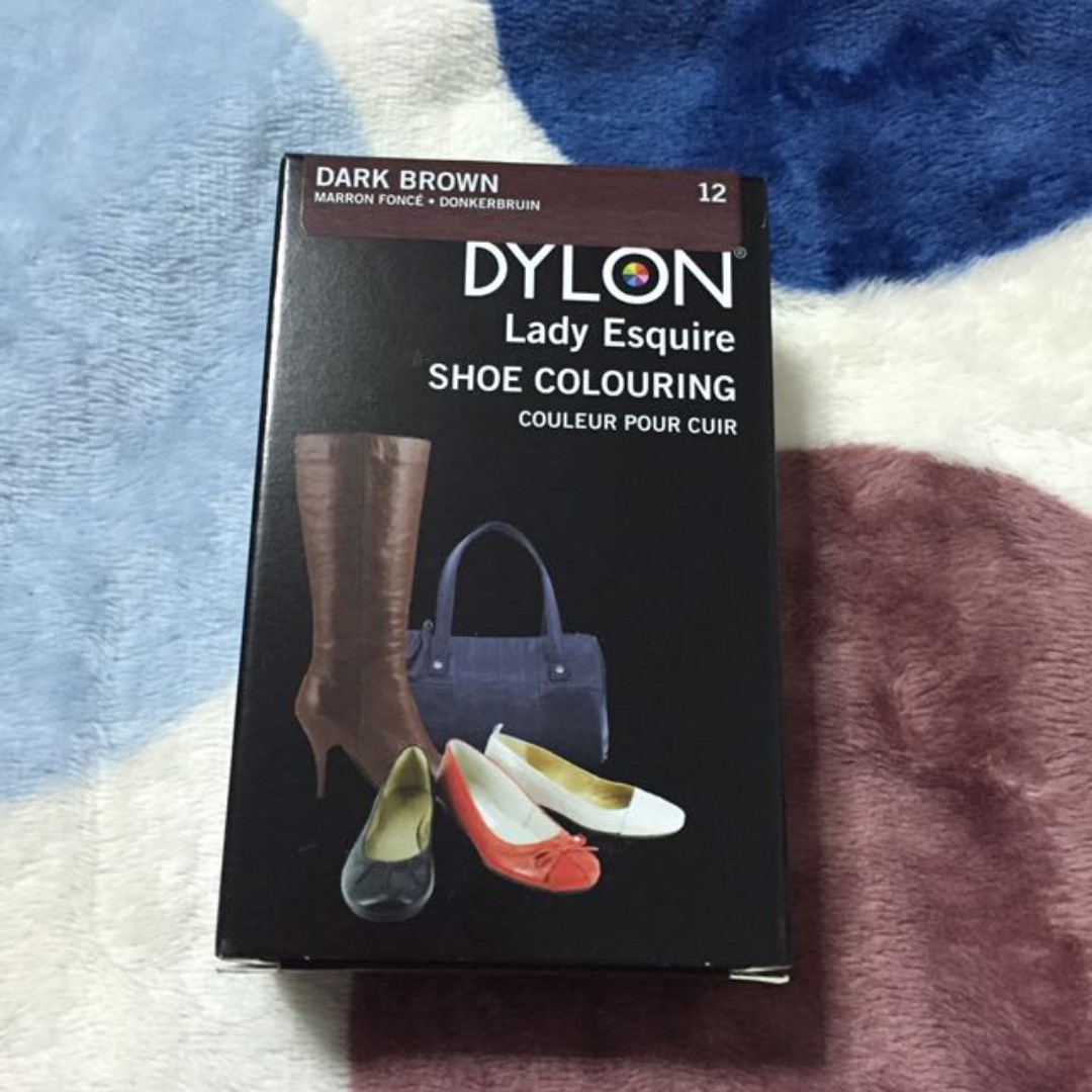 DYLON SHOE COLOUR DYE DARK BROWN Hobbies Toys Stationery