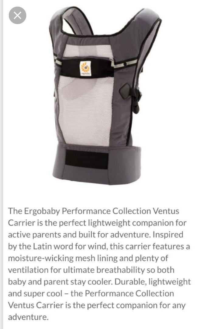 Ergobaby performance baby carriers Babies Kids Going Out Carriers Slings on Carousell