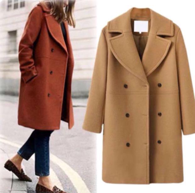 Europe Station Autumn And Winter Women S Clothing Wool Coat Coat In The Long Coat Women S Fashion Clothes Outerwear On Carousell