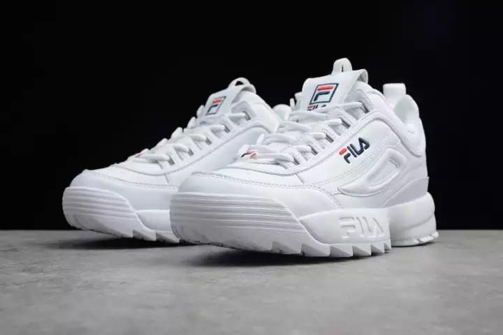 FILA sports shoes small white shoes destroyer 2 generations of men s thick soles running shoes