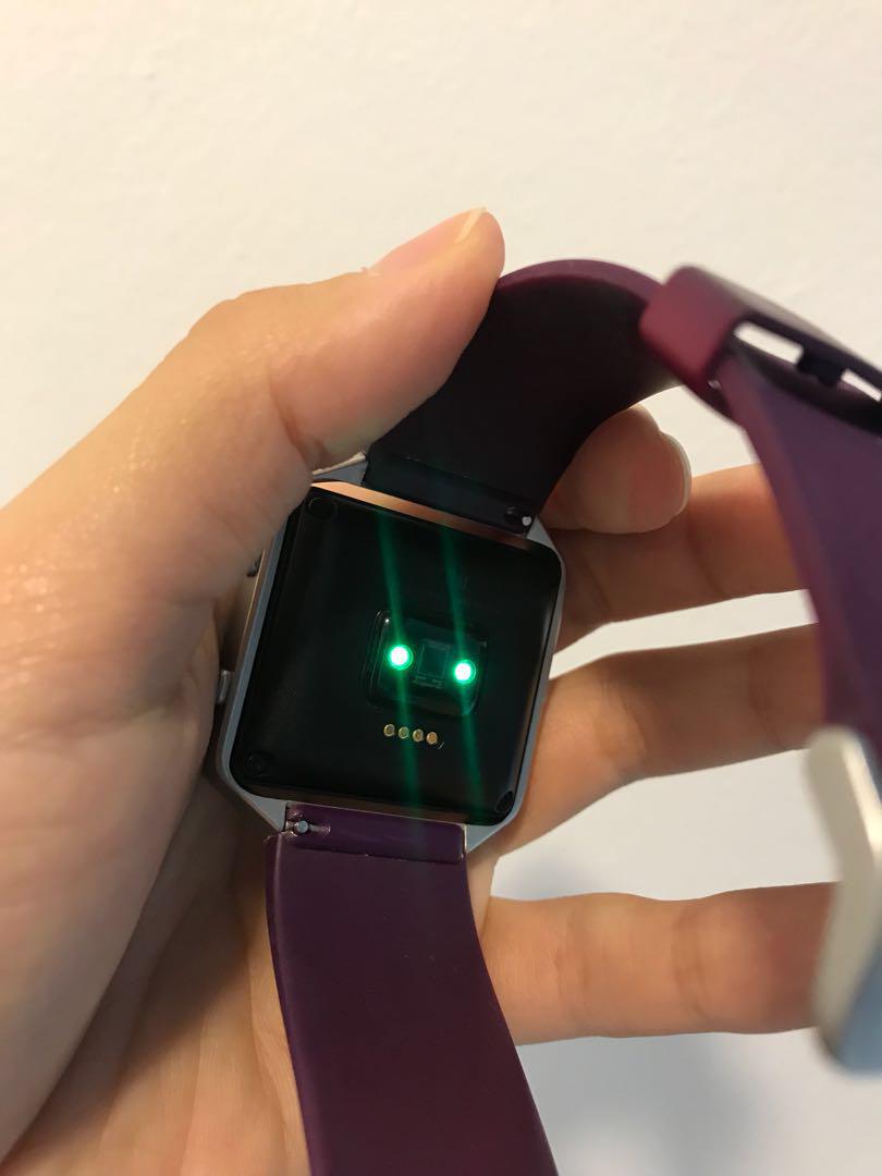 Fitbit blaze purple band online