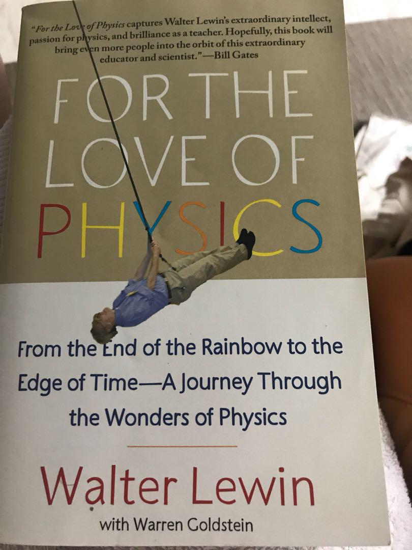 For The Love Of Physics By Walter Lewin Books Stationery Non