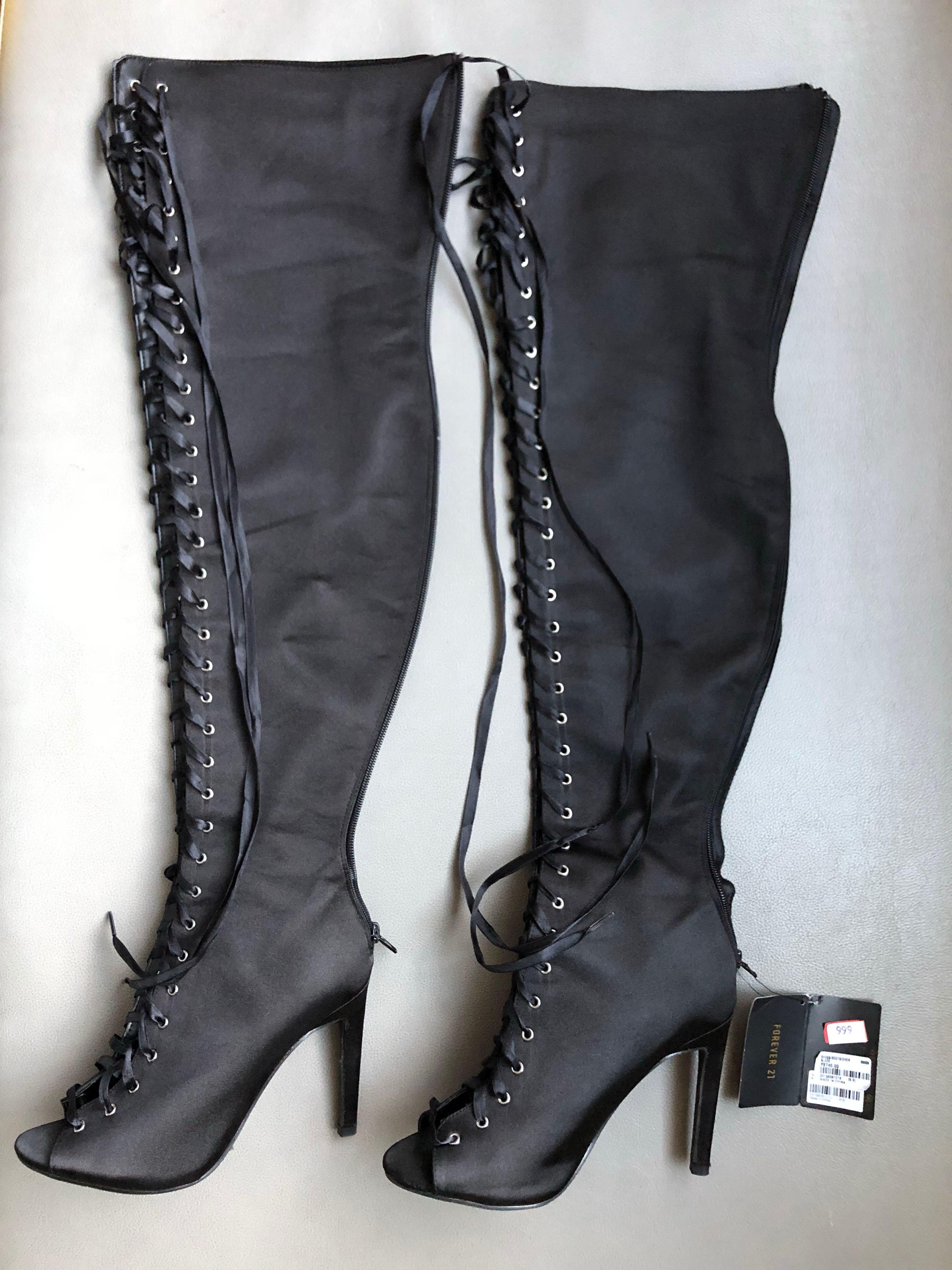 forever thigh high boots