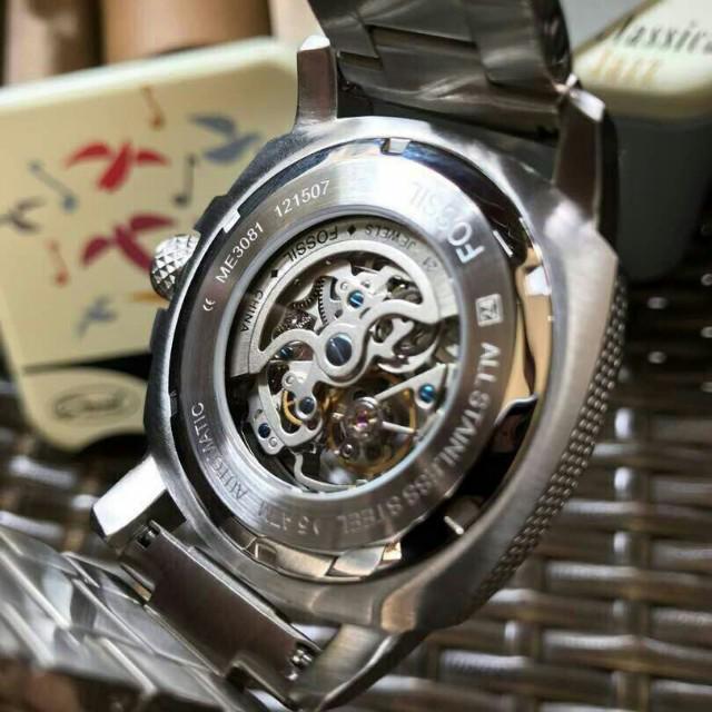 Fossil Modern Machine Skeleton Automatic ME3081 Men s Fashion