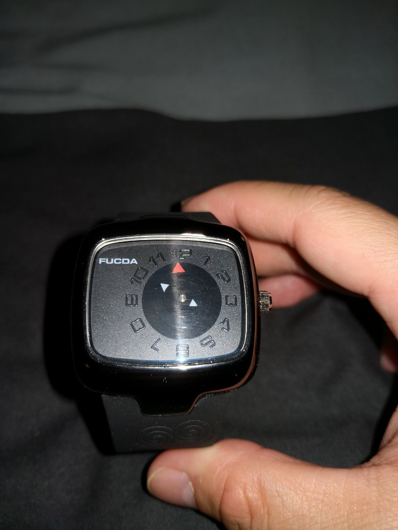 FUCDA Digital rubber wristwatch