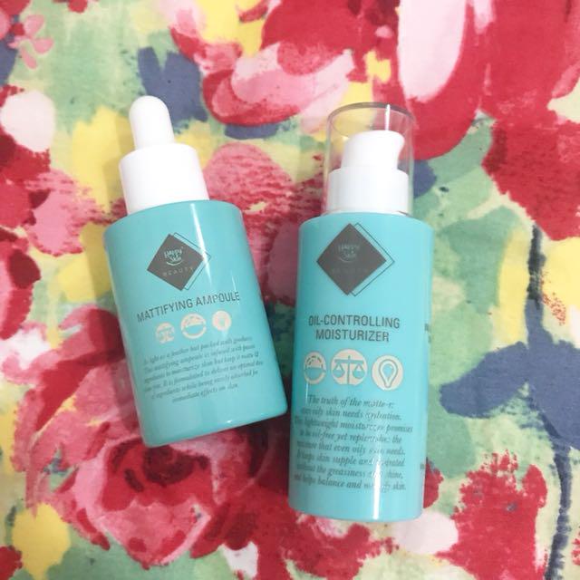 Happy Skin Oil Control Series (Category: Vision Care) located in Makati City. Submitted by swizzlestop95 (Listing ID 184007579, Image 1). Description: 90% full Original price: 999 and 899 pesos each, respectively Current price: 300 pesos each Get BOTH for 500 pesos only! ✨.