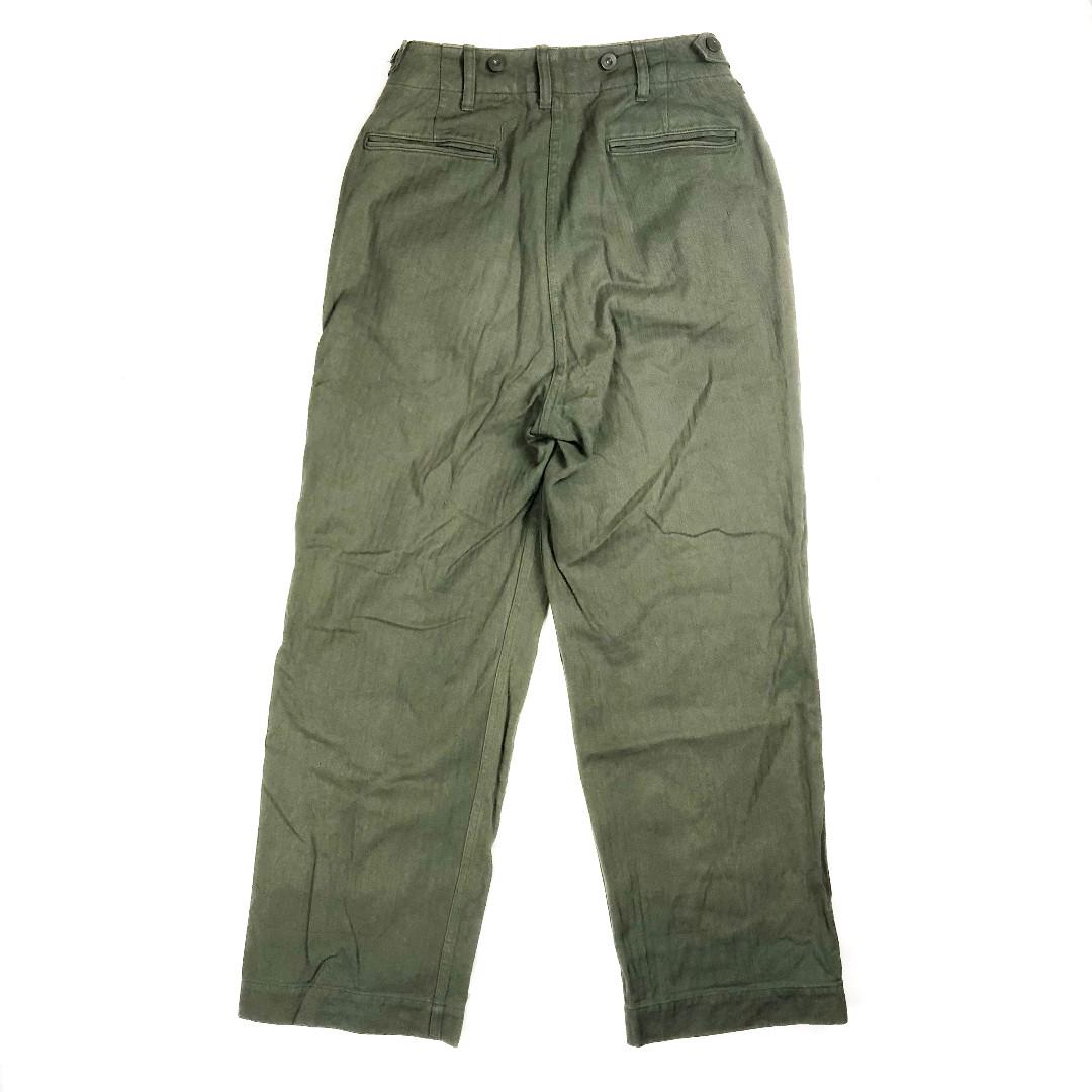 J.S.Homestead x Nigel Cabourn pants olive green m-43 japan, 男裝