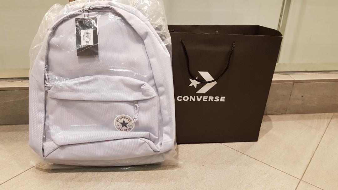 grey converse backpack