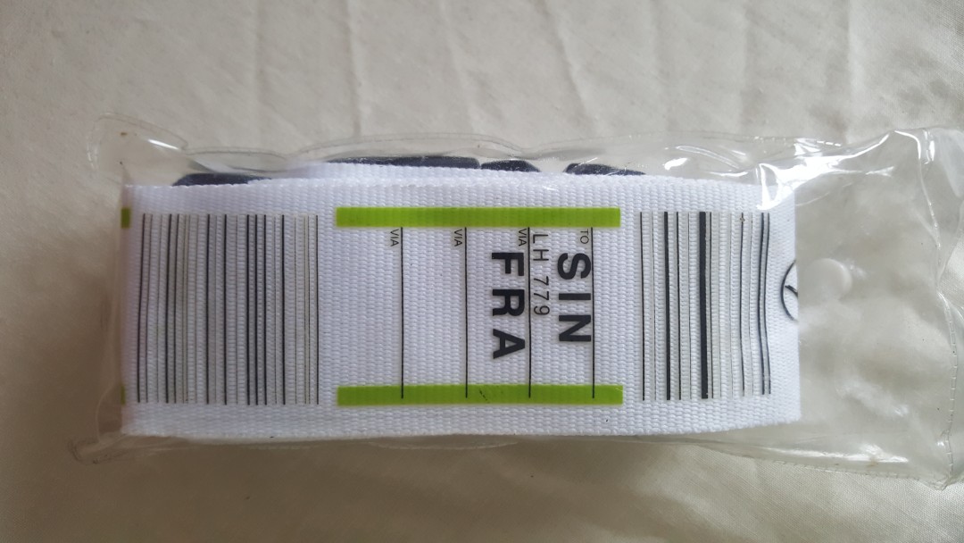 Lufthansa Luggage Strap Hobbies Toys Travel Luggage on Carousell