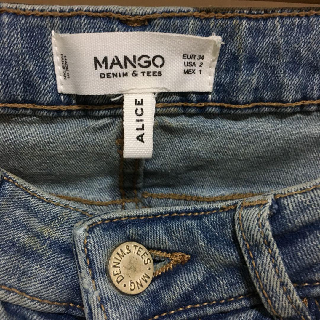 MANGO Straight Alice jeans, Women's Fashion, Bottoms, Jeans \u0026 Leggings on  Carousell