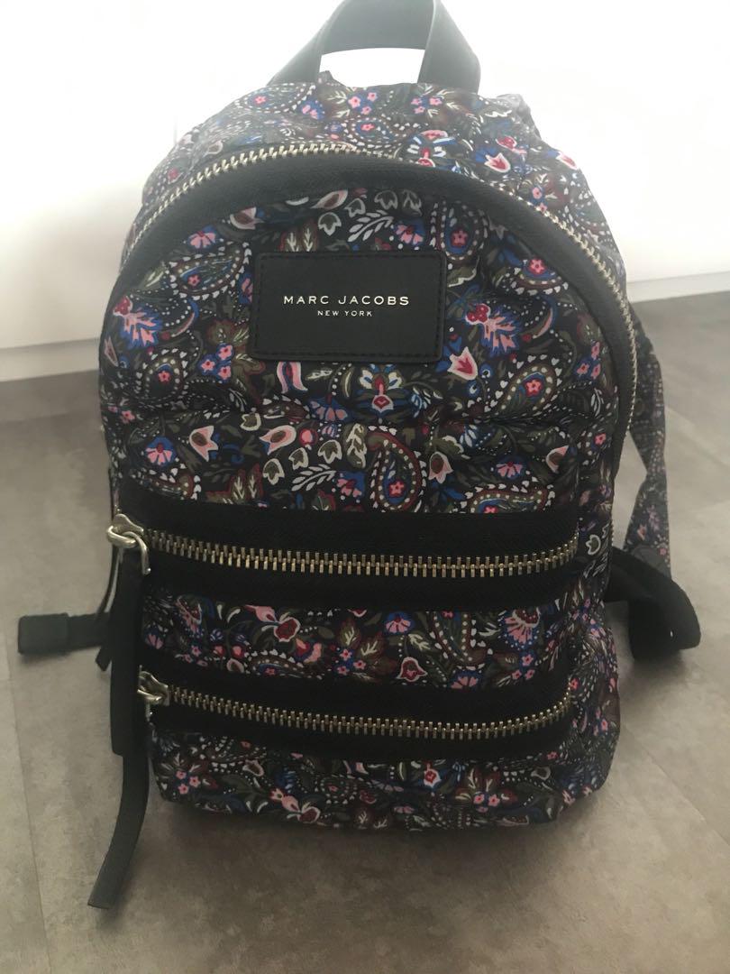 Marc Jacobs Biker Floral Mini Nylon Bp S