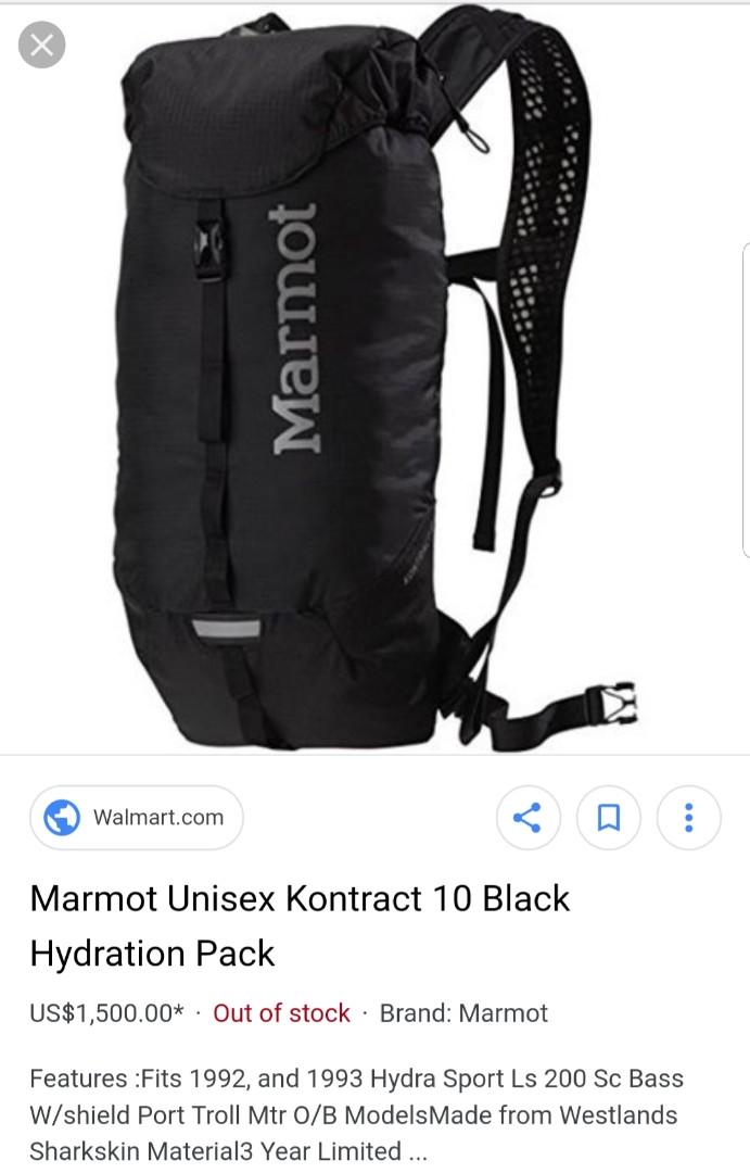 marmot hydration pack