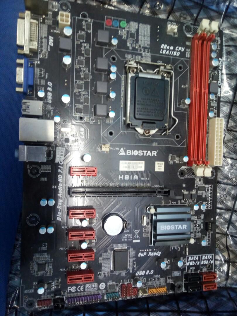 Biostar h81a sales