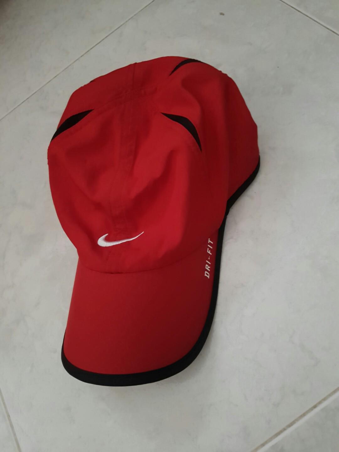 nike dri fit cap red