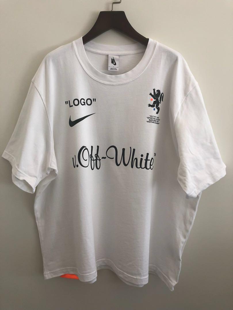 off white nike tee