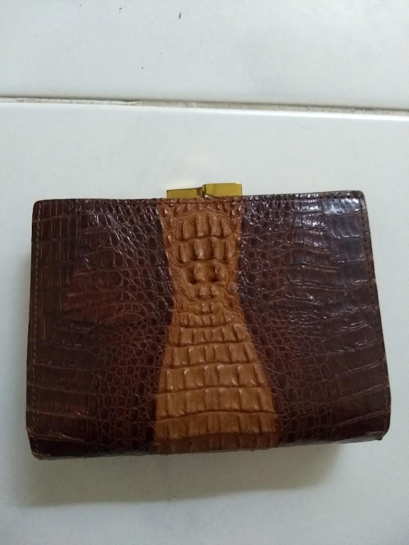 crocodile skin wallet singapore