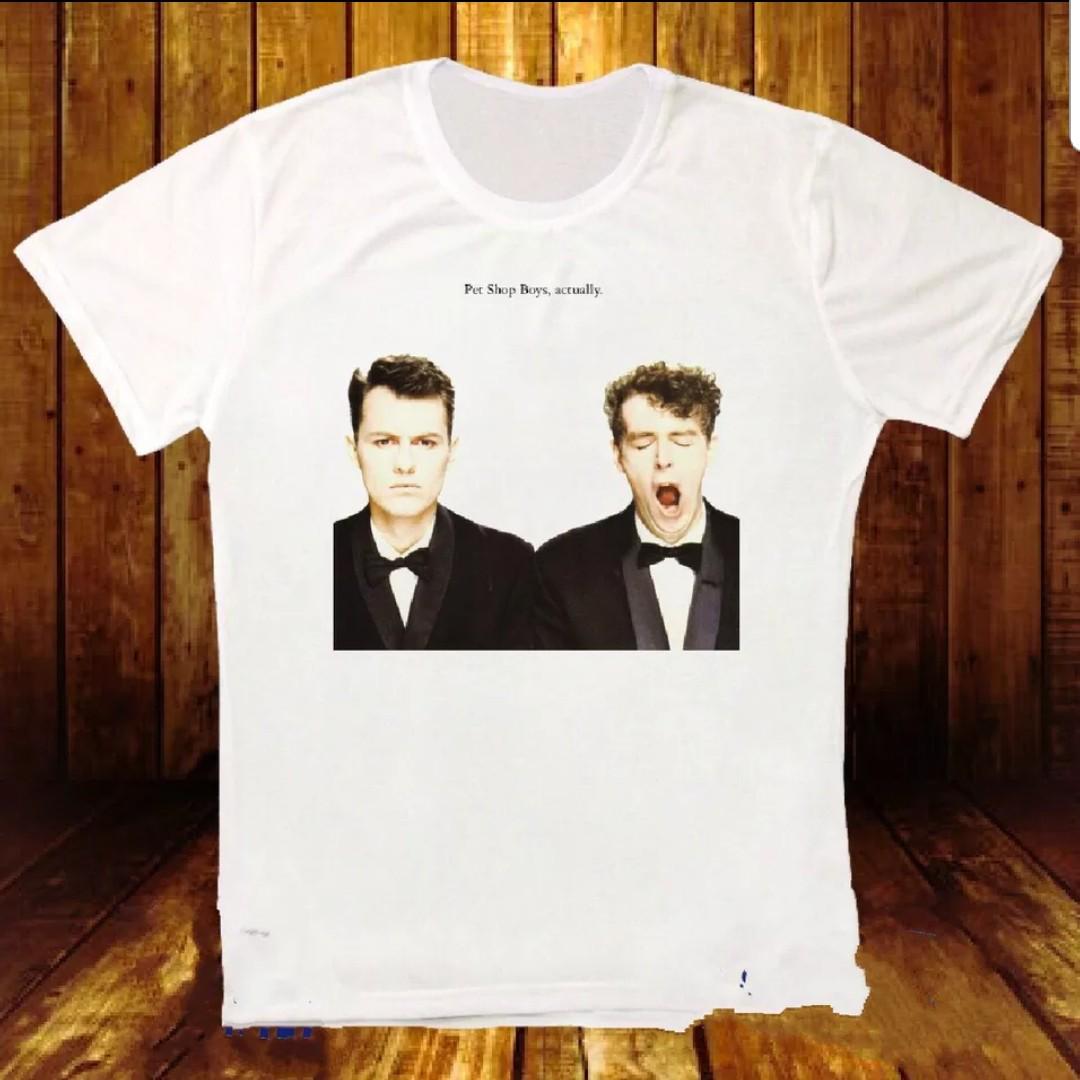 Pre Order Retro Band Tee Pet Shop Boys Aha Etc Men S Fashion