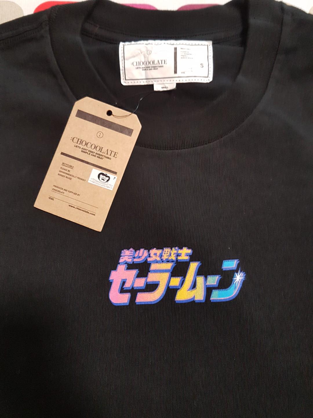 Sailor Moon Chocoolate Black Tee Women S Fashion Clothes Tops