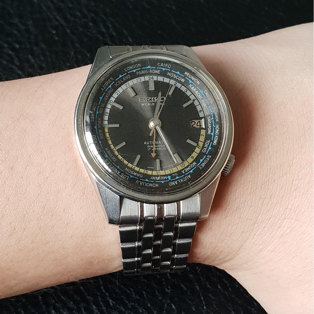 Seiko World Time 6217-7010, Women's Fashion, Watches & Accessories, Watches  on Carousell