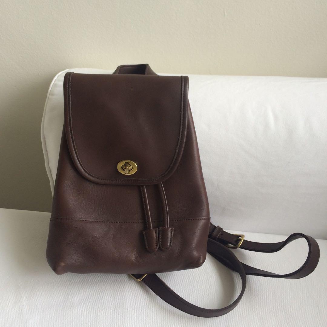 vintage coach backpack