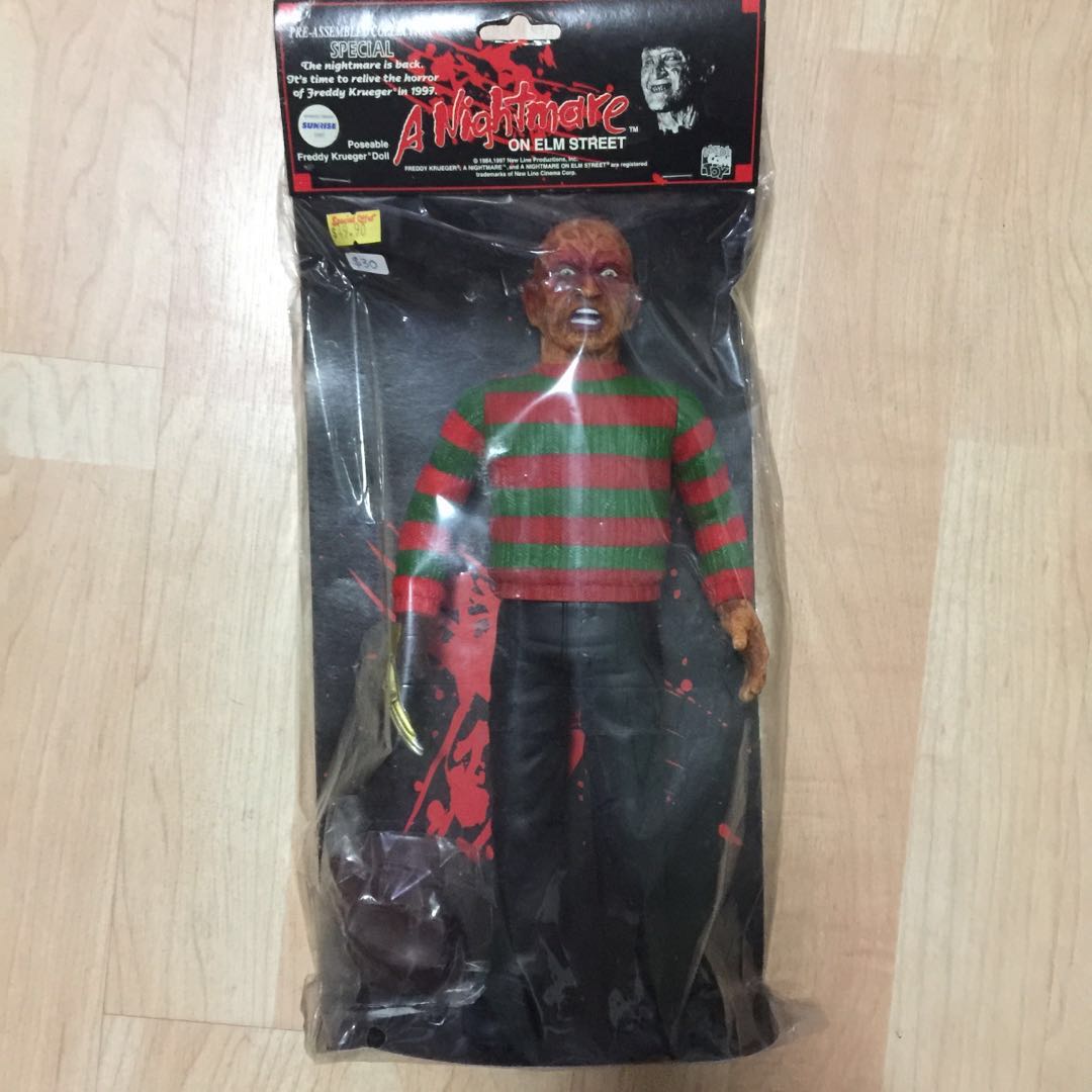 vintage freddy krueger doll