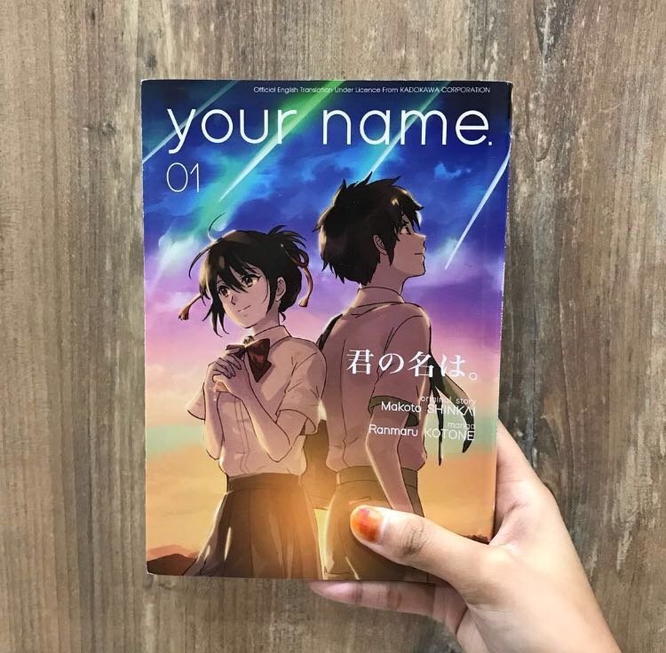 Your Name Kimi No Nawa Manga Book 1 Books Stationery Comics Manga On Carousell