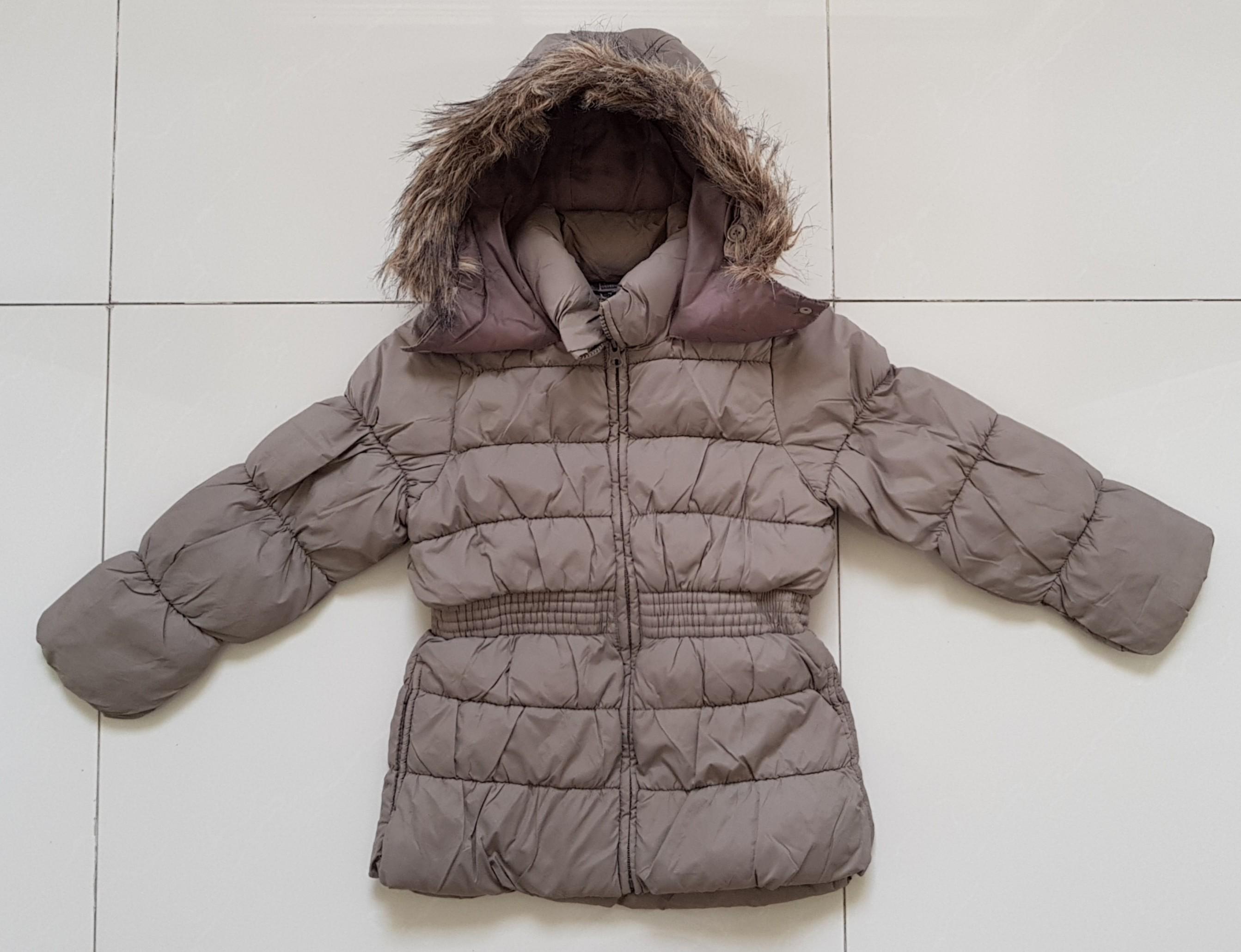 zara girls winter coat