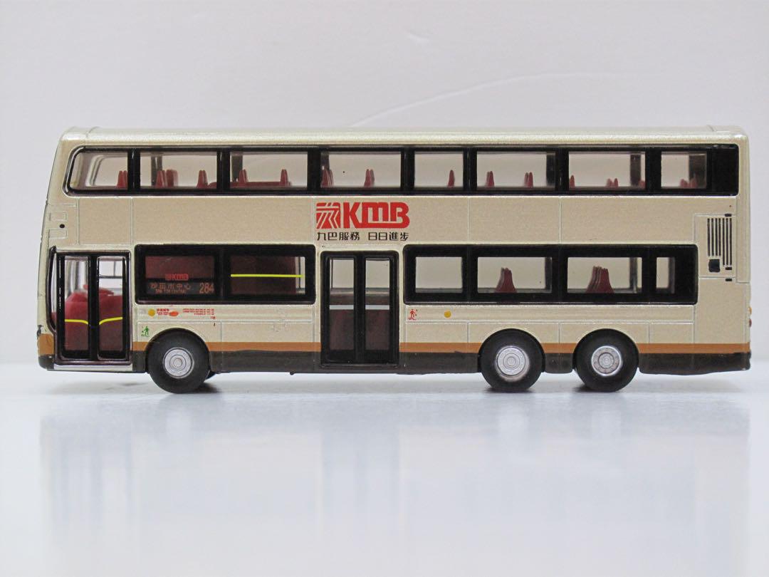 微影TINY No.120L Rt. 284 KMB Volvo B9TL Wright Gold (沙田LOG-ON