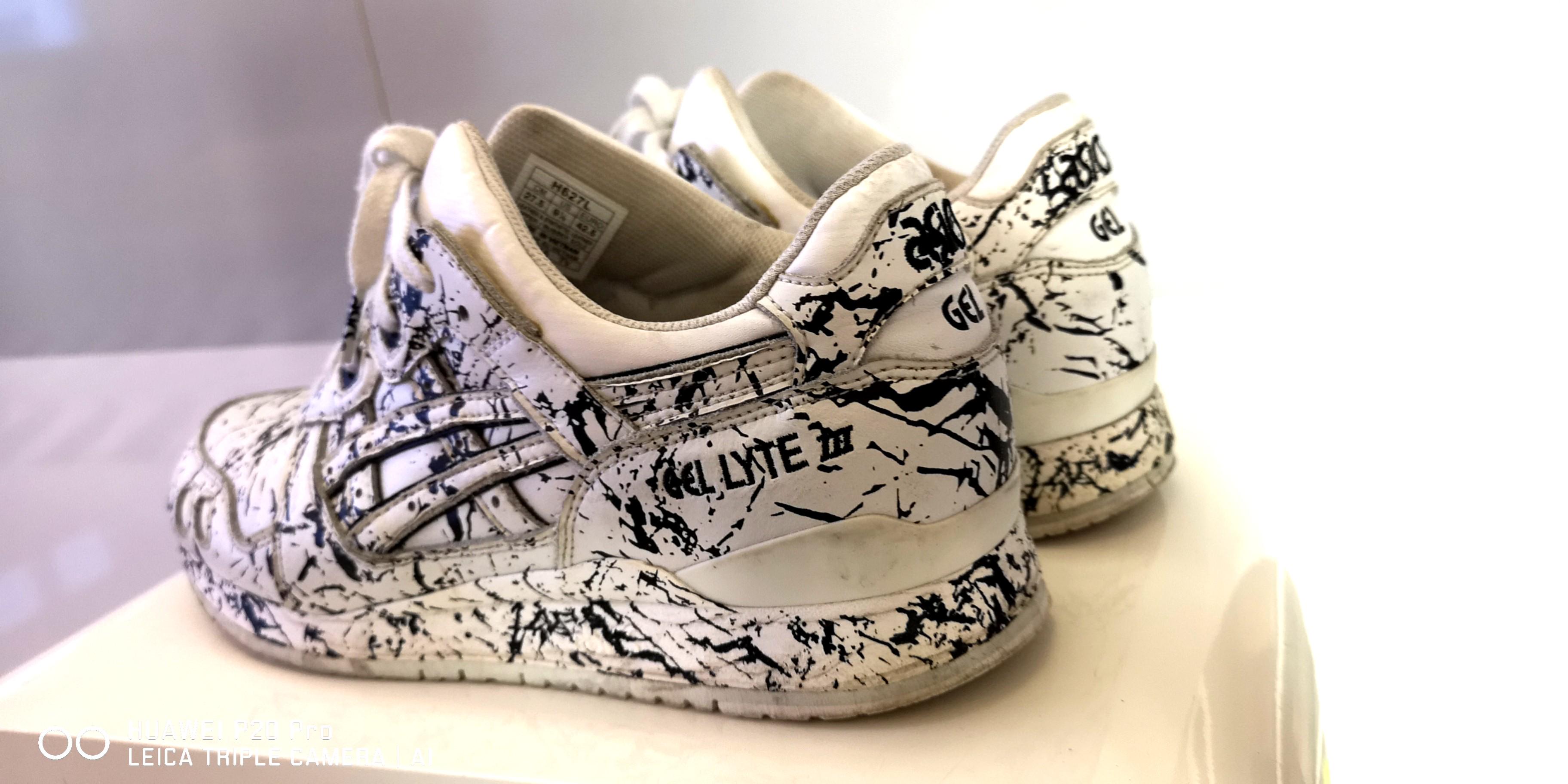 Authentic Asics Gel Lyte III 3. Marble print Men s Fashion Footwear Sneakers on Carousell