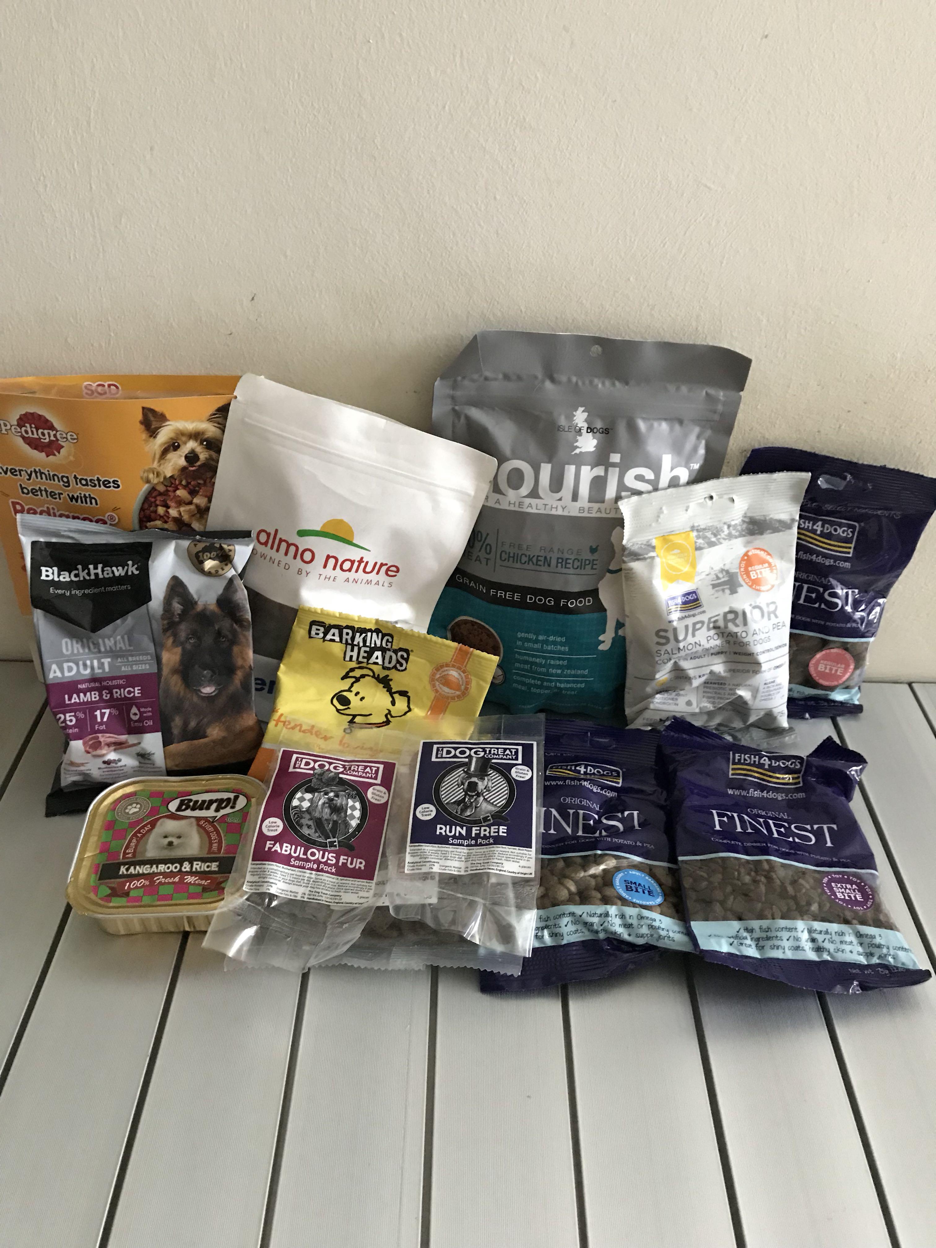 Assortment Of Dog Food And Dog Treats Pet Supplies For Dogs Dog Food On Carousell