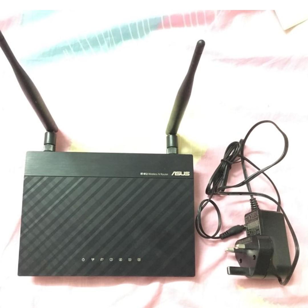 Asus Wireless Router Rt N12 Electronics Computer Parts Accessories On Carousell