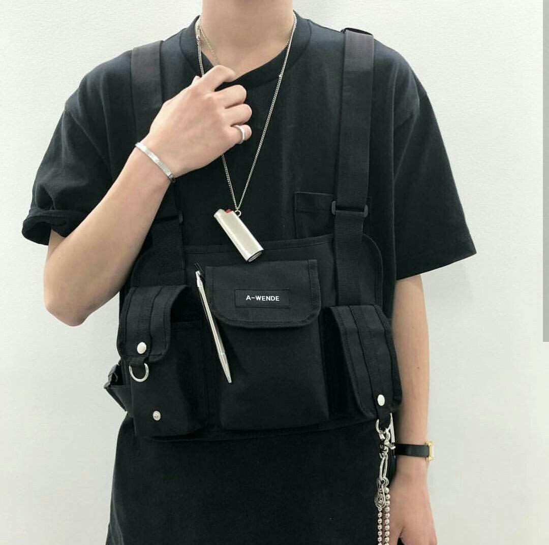 Chest hot sale bag vest