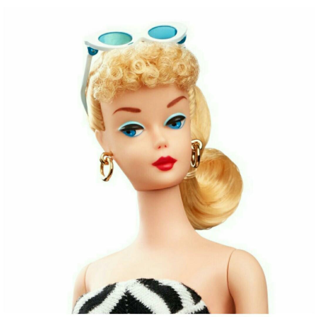 Barbie in black and white bathing suit Clearance