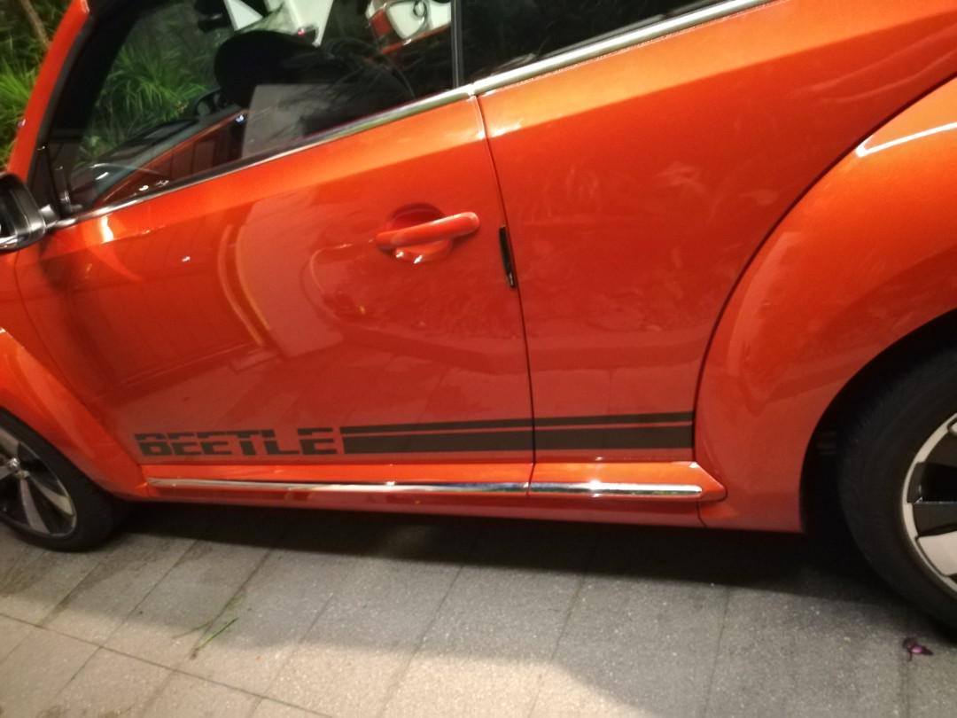 Beetle Vinyl Sticker Car Accessories Accessories On Carousell