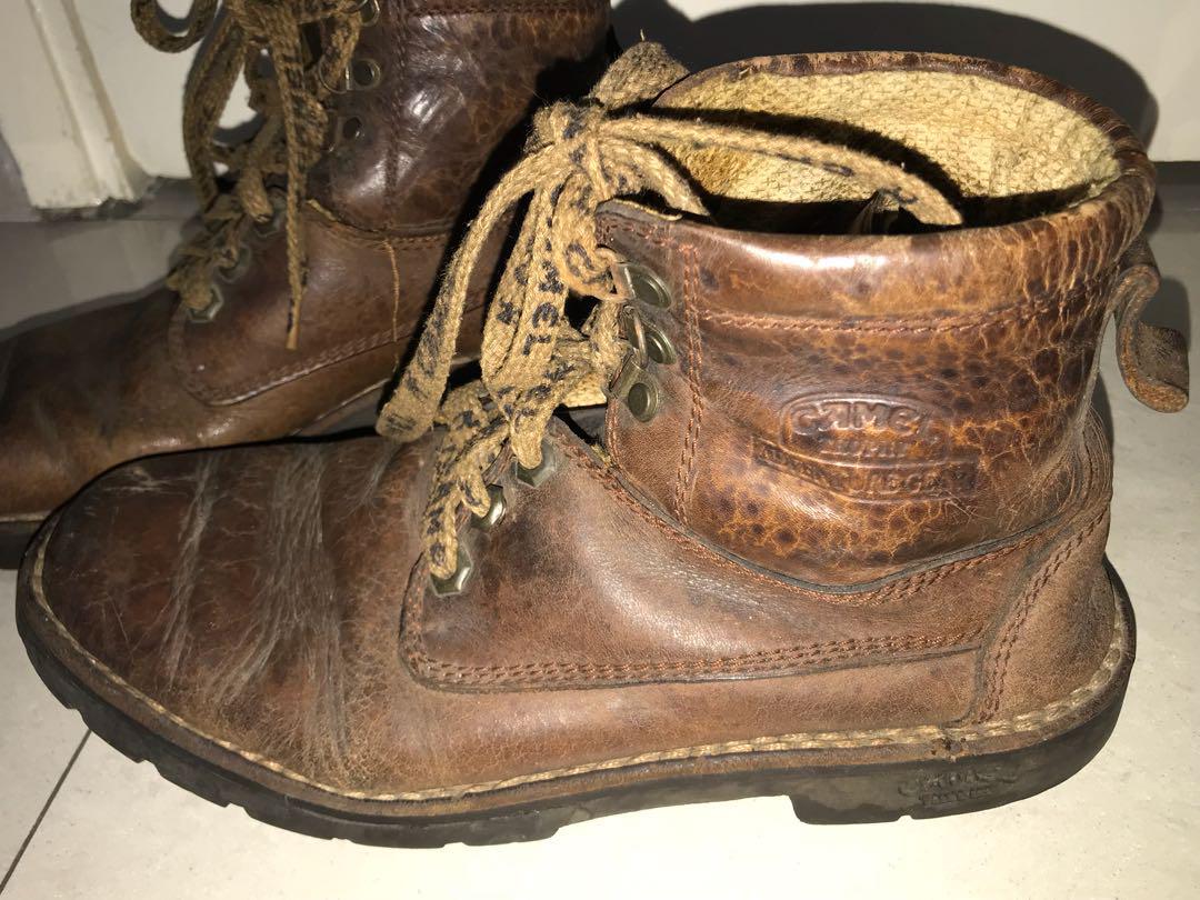 Camel Leather Boots