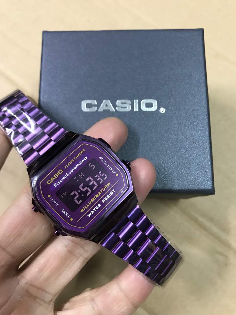 casio illuminator purple