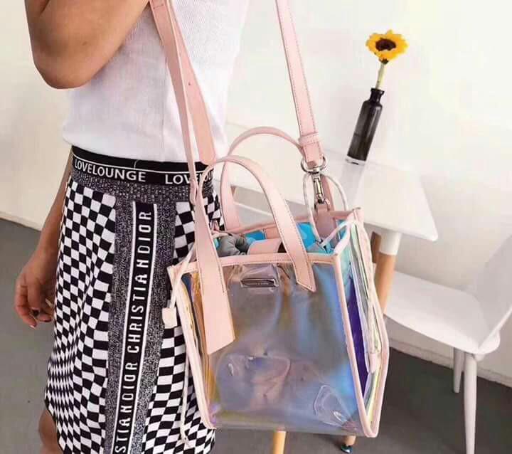 Charles and keith clear bag shop