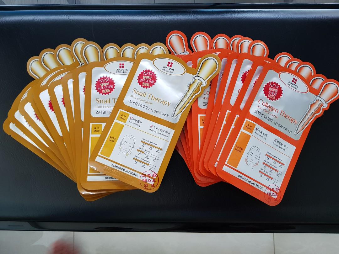 Collagen And Snail Therapy Skin Clinic Mask Health Beauty Face Skin Care On Carousell
