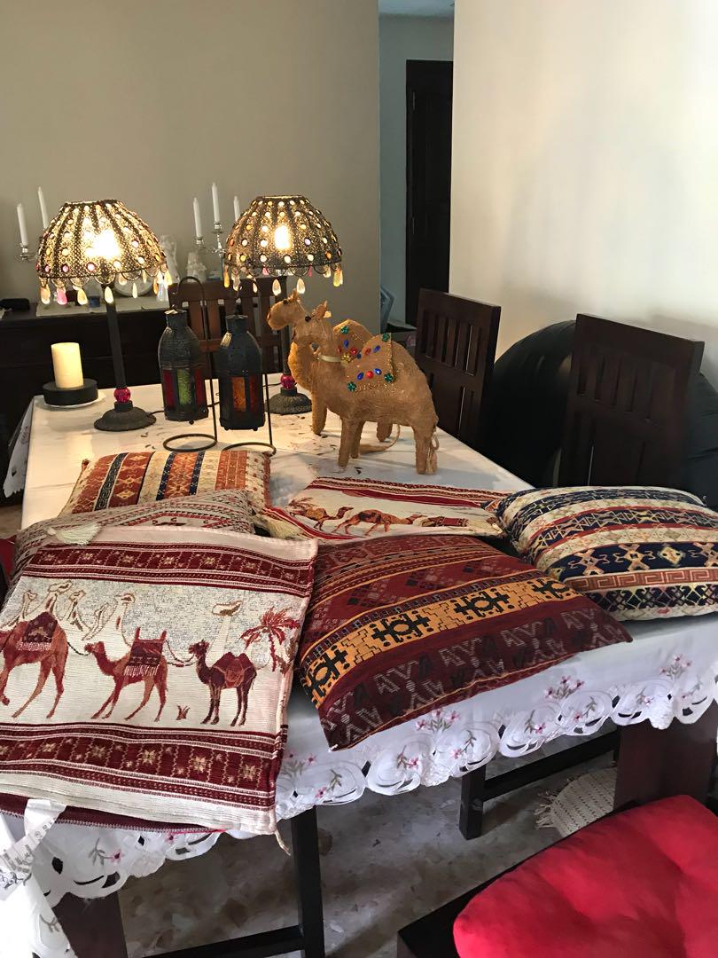 Cushion Covers Middle Eastern Camel Decor Furniture Home Decor Cushions Linen On Carousell