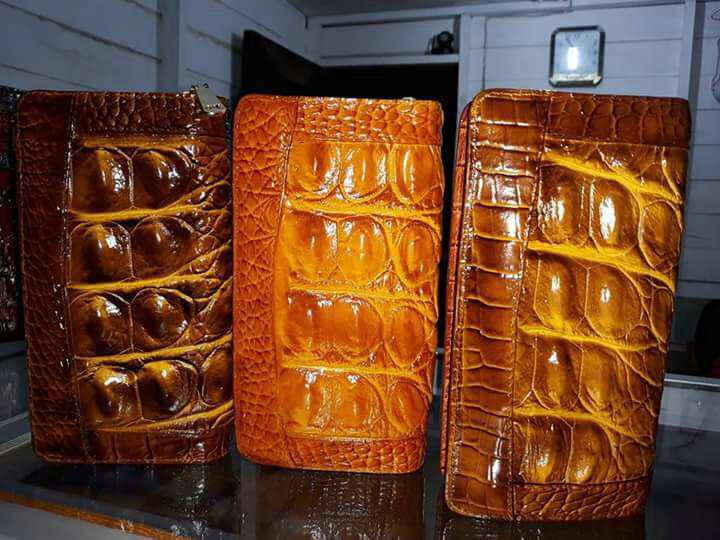 Dompet Wanita Dari Kulit Buaya Asli Desain Kerajinan Tangan Karya Seni Di Carousell