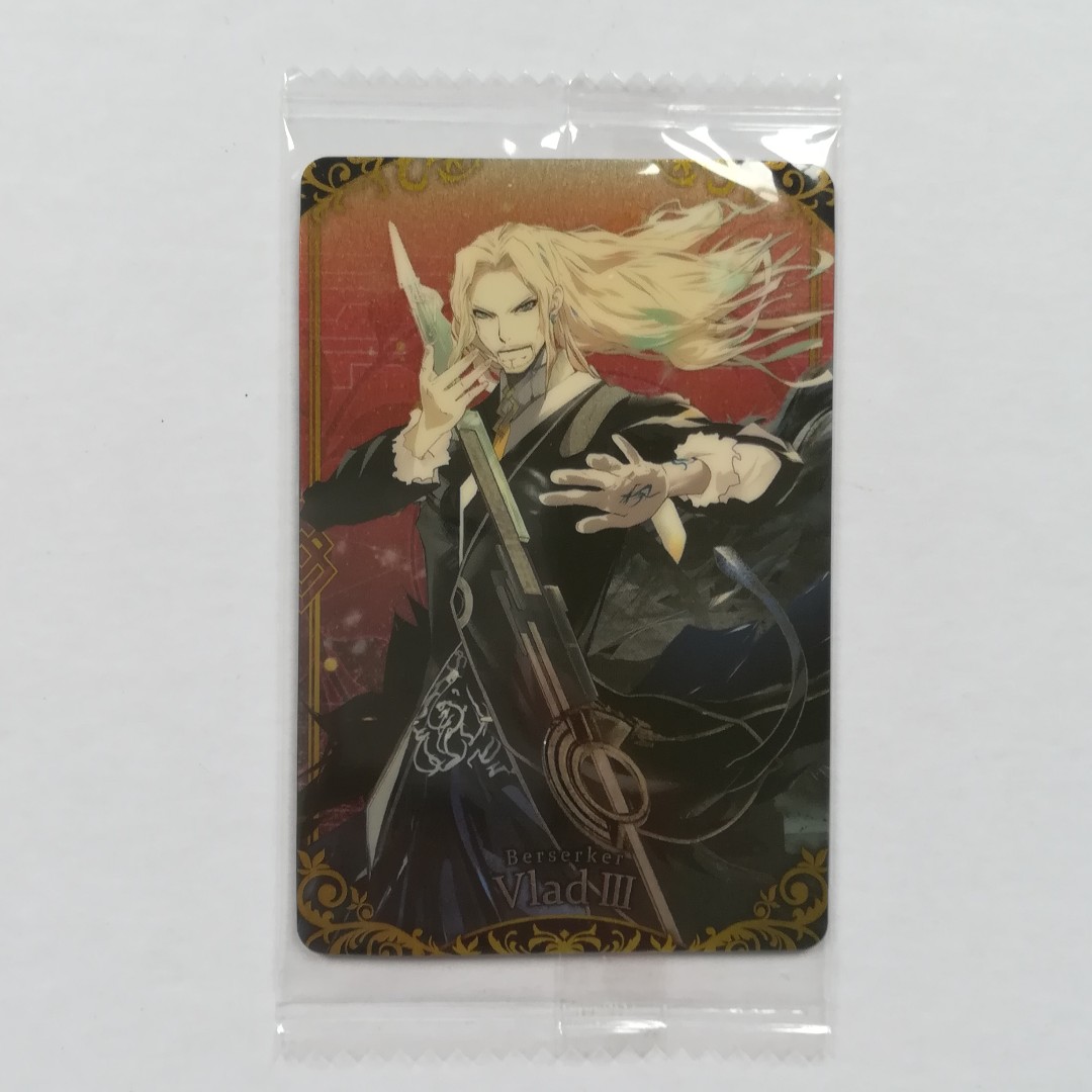 Fate Apocrypha Vlad Iii Character Card Wafer Card J Pop On Carousell